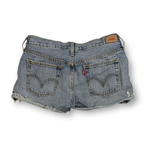 Levi’s Cutoff Jean Shorts Size 28 - Picture 6 of 6